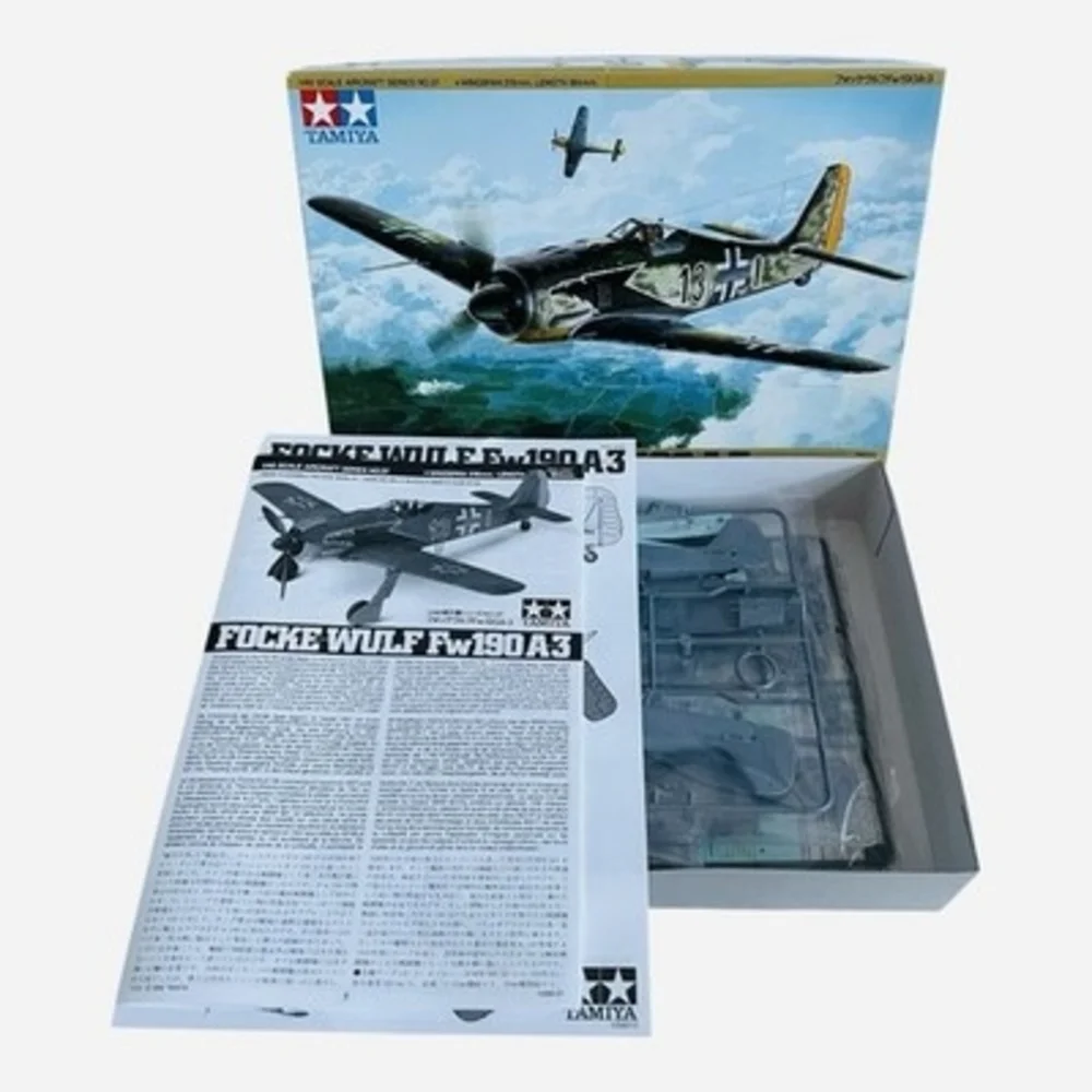 Tamiya 1/48 Scale Focke-Wulf Fw190 A-3 Plastic Model Airplane Kit NIB
